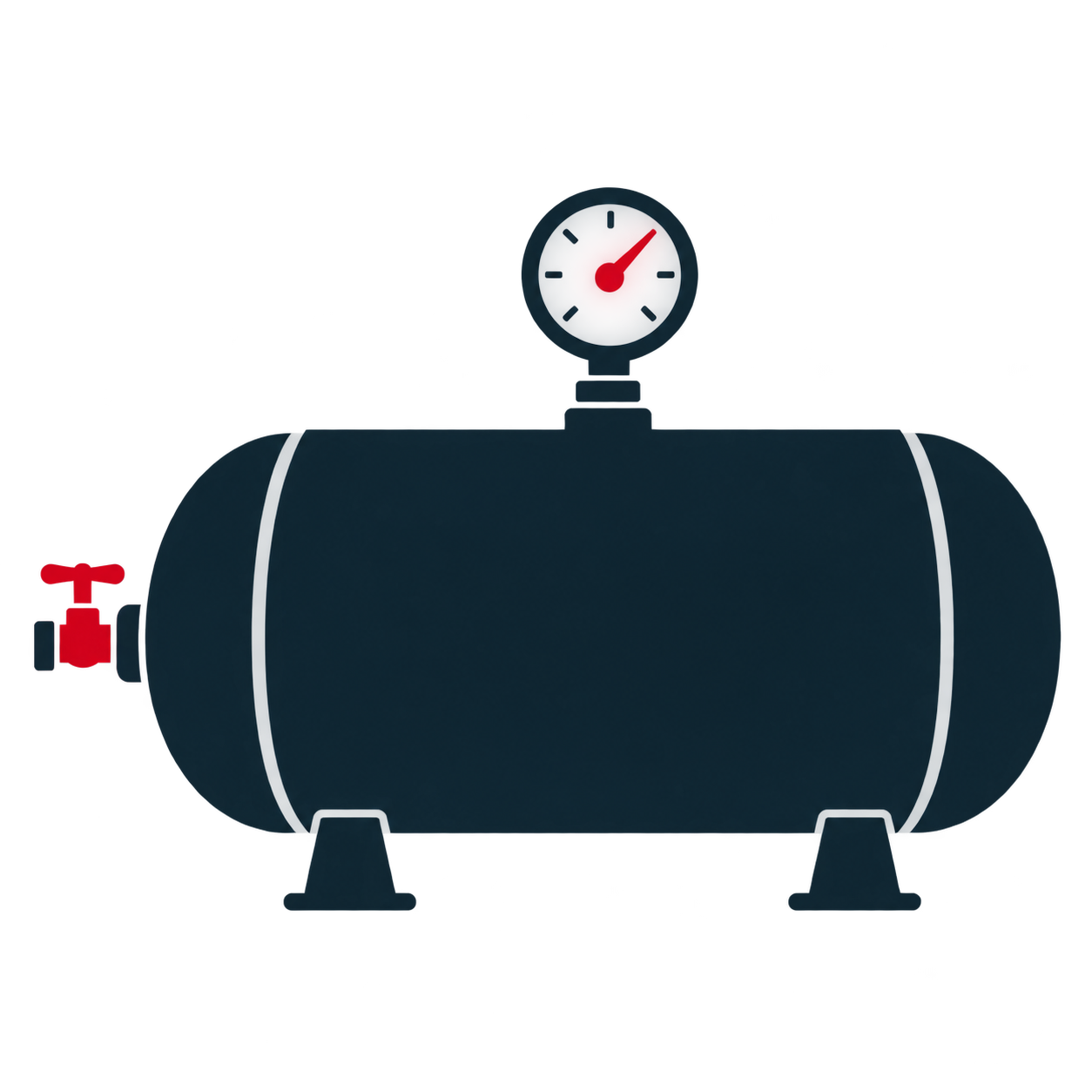 industrial air receiver tank icon